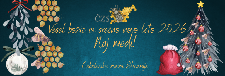 Blagoslovljen božič in srečno novo leto 2026! CEBELARSKA ZVEZA SLOVENIJE