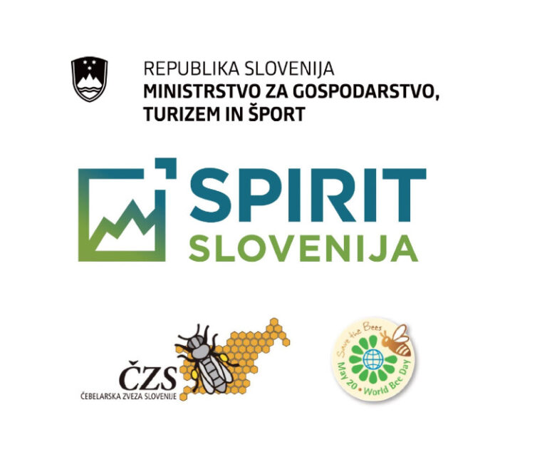 Slovenska delegacija na kongresu Apimondia v Kopenhagnu Logoti 2