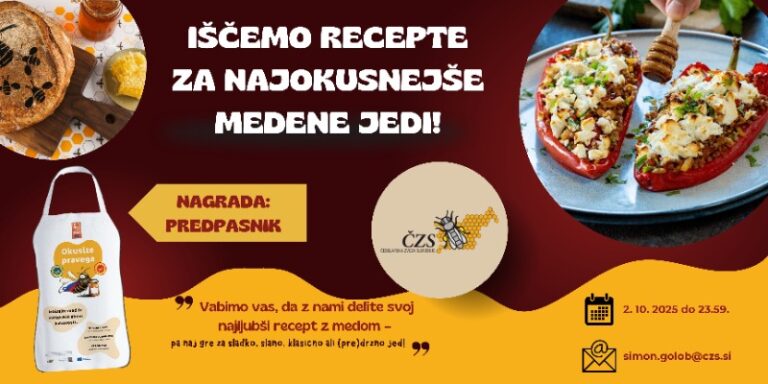 Iščemo recepte za najokusnejše medene jedi! Red Yellow Minimalist Seafood Resturant Promotion Banner 1