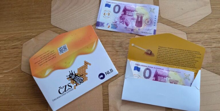 IZJAVA ZA JAVNOST – Čebelarska zveza Slovenije na »Ta veseli dan kulture« predstavlja spominski bankovec »Brez čebel ne bo življenja« bankovec