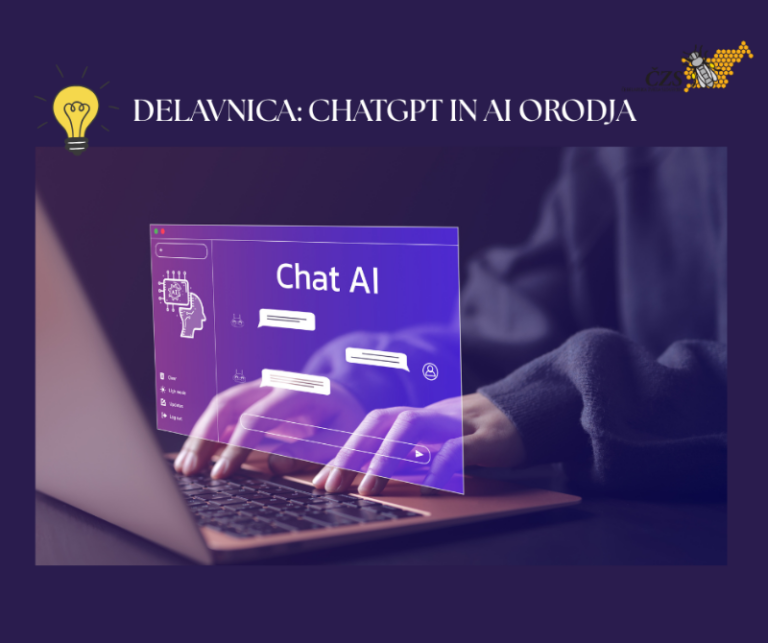 Delavnica: ChatGPT in AI orodja naslovnica AI