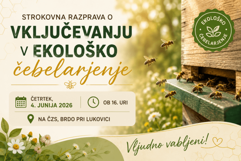 Strokovna razprava o vključevanju v ekološko čebelarjenje 5b466789 c2e5 49e3 9da9 bb8cd1381c43