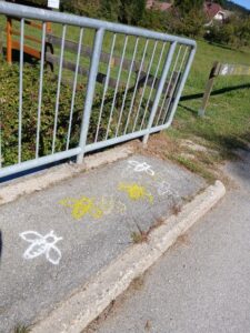 Čebelarji ČD Kotlje urejali in označili čebelarsko pot Cebelarji CD Kotlje urejali in oznacili cebelarsko pot 5