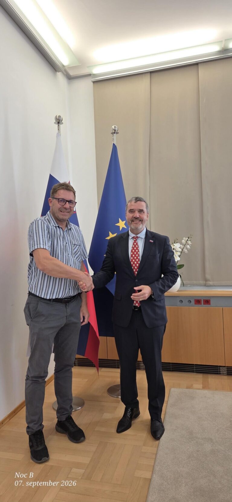 Sprejem pri ministru za zunanje zadeve pro SMfHuvtA